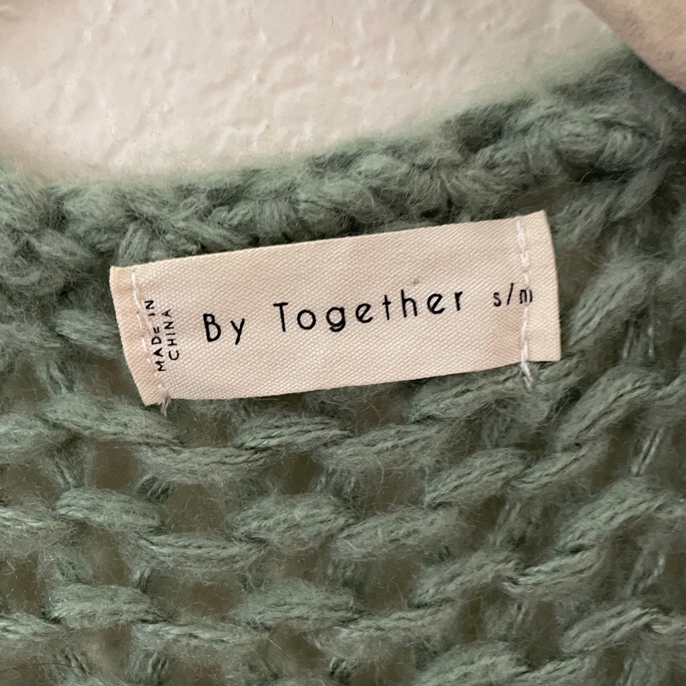 By Together Multicolor patchwork Striped knit Car… - image 2